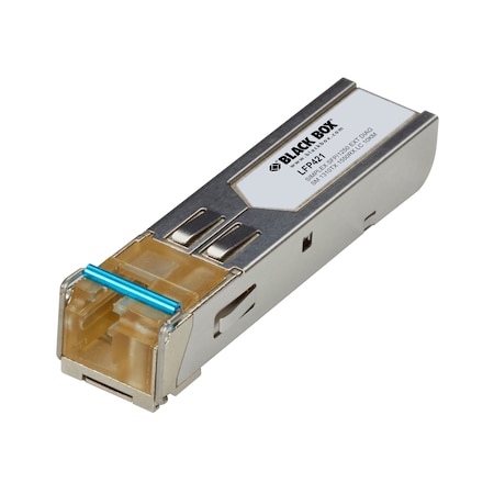 Black Box Black Box Transceiver Module, SFP, 1.25Gbps, Singlemode, LC Simplex LFP421